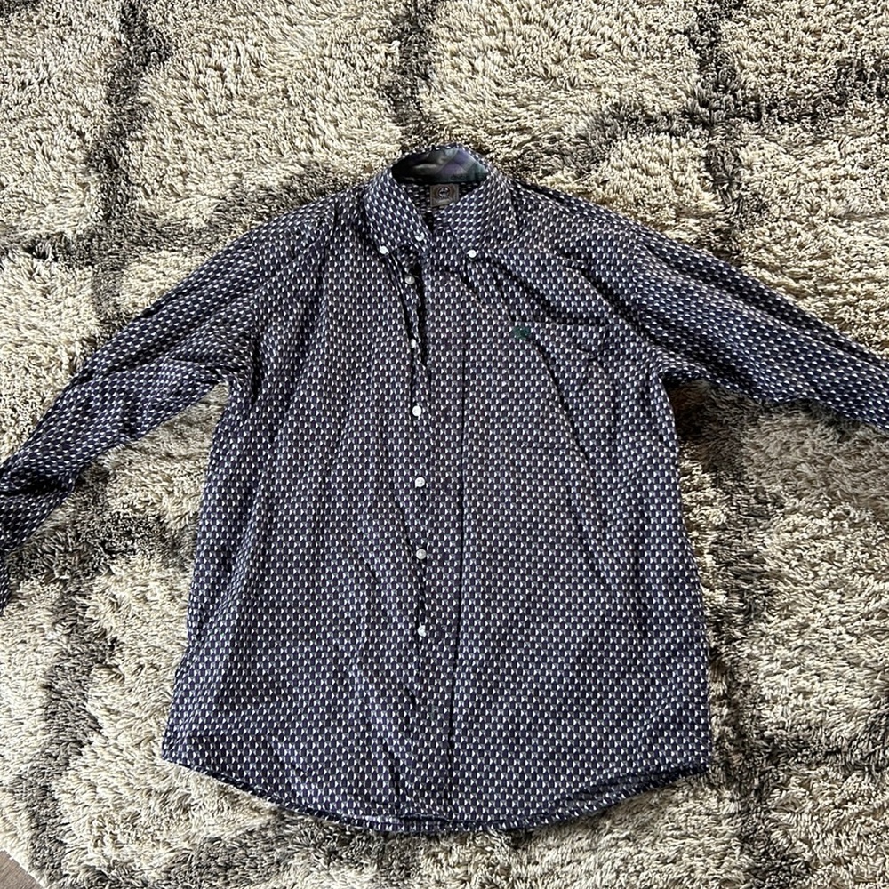Cinch Gray Long Sleeve Shirt Mens Medium